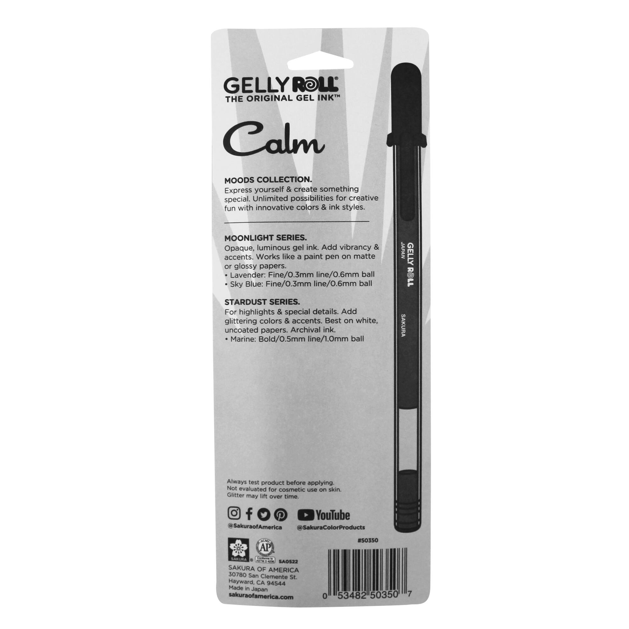 Gelly Roll® Moods Calm Fine/Bold Gel Pen Set